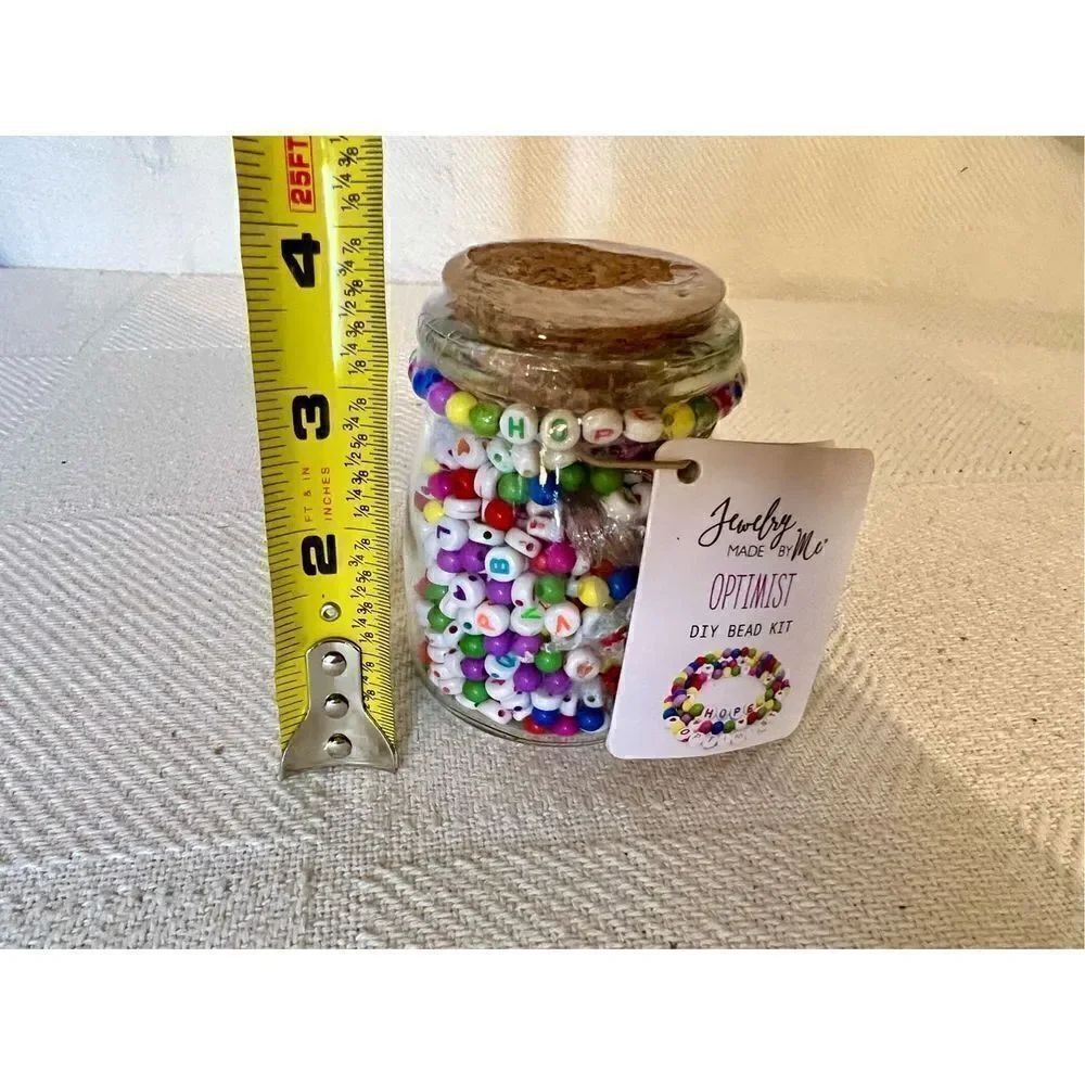 NWT Jewelry Made By Me DIY Bead Kit Jar 